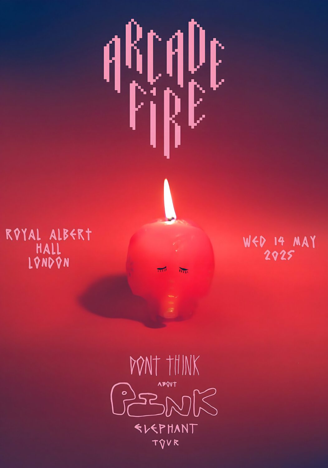 Arcade Fire Don't Think About Pink Elephant Tour -- Royal Albert Hall, London